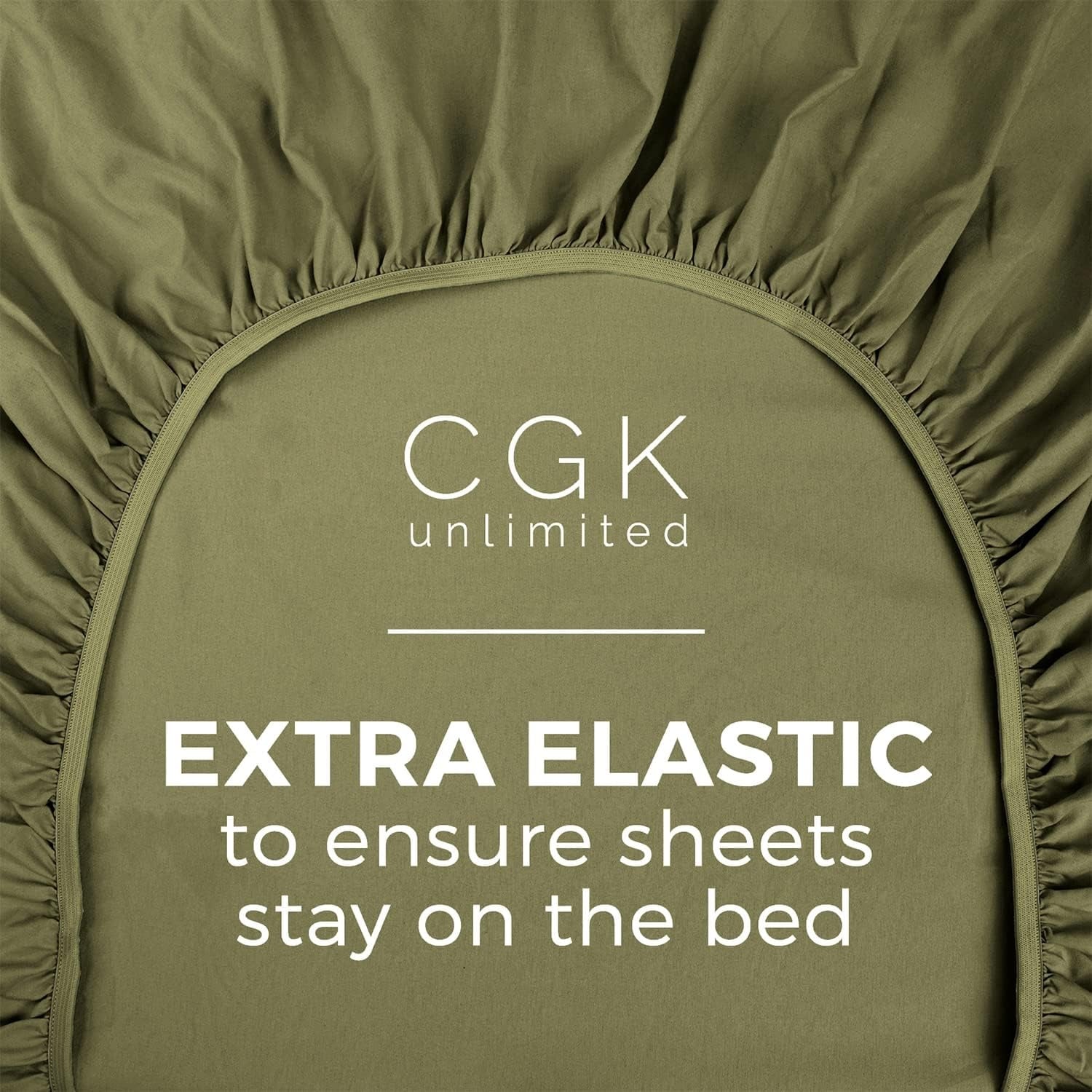 CGK Linens Microfiber 8" - 16" Deep Pocket Soft Fitted Sheet - Picture 62 of 413