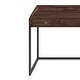 Thumbnail 17, WYNDENHALL Brinkley SOLID ACACIA WOOD Modern Industrial 60 inch Wide Writing Office Desk. Changes active main hero.