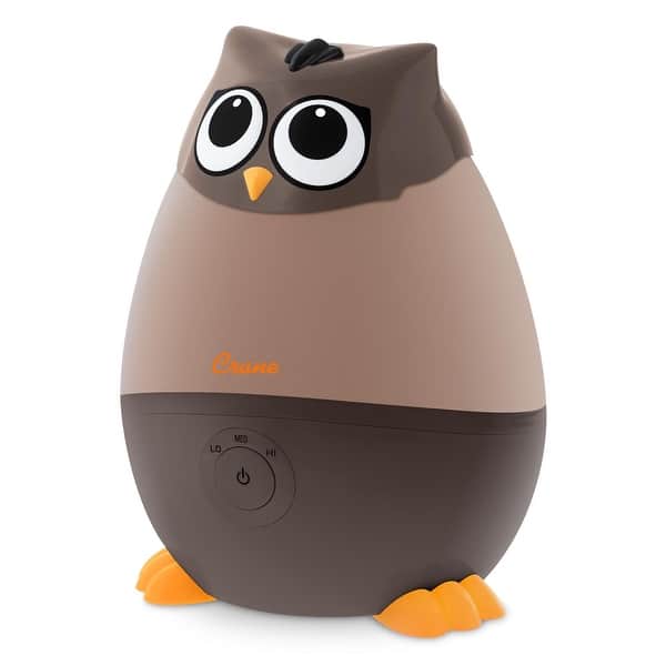 slide 2 of 12, Adorable Humidifier, Mini Owl, Cool Mist Humidifier with Vapor Tray, 0.5 Gal. - 0.5 Gallons Brown Owl