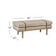 preview thumbnail 47 of 60, HomePop upholstered Bench with Wood Base