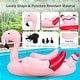 preview thumbnail 4 of 8, 6 People Inflatable Flamingo Floating Island Ideal for Pool, Lake & - See Details