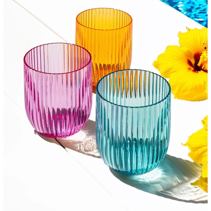 Mesa Stemless, Multi-Color, Set of 6 Drinkware