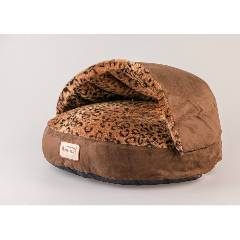 Cuddle Cave Cat Bed With Anti Slip Bottom for Cat Kitty Puppy Animalx, Cat Slipper Bed - 20"L x 20"W x 11"H