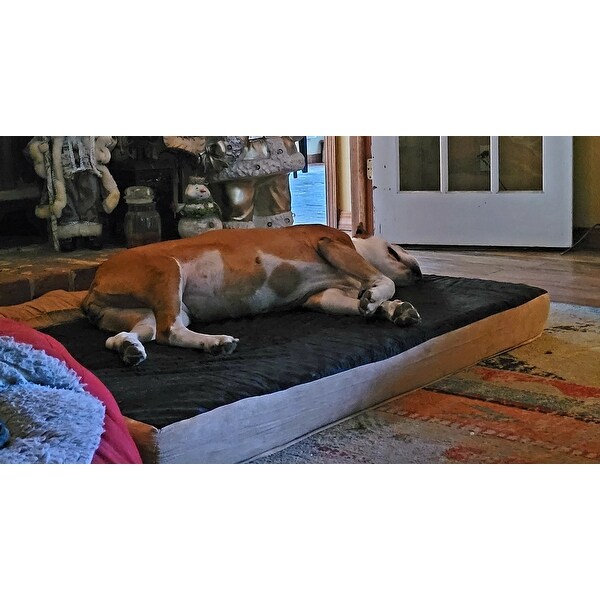 petmaker memory foam dog bed with removable cover