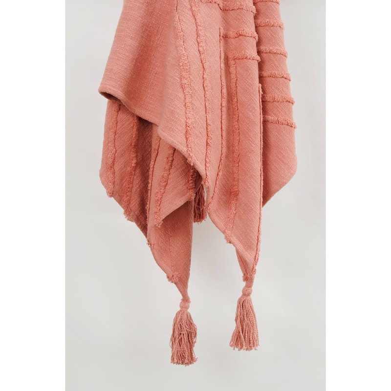 Rizzy Home Geometric Textured Cotton Throw