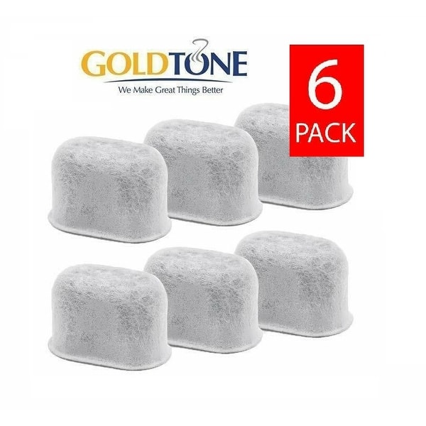 Goldtone Activated Charcoal Water Filters Replaces All Keurig Breville Coffee Machines Replacement 1 0 2 0 Bwf100 6 Pack Overstock 28242604