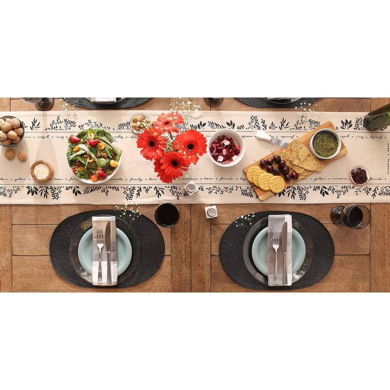 Oval Pp Woven Placemat (Set of 6) - Oval, 12x18"
