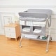 preview thumbnail 9 of 23, Foldable Baby Changing Table with 2 Drawers KH01