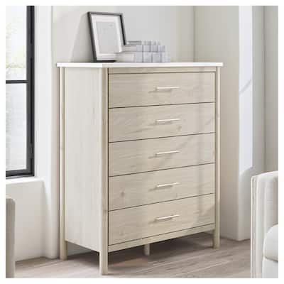 Signature Design by Ashley Cadmori Beige/White Chest of Drawers