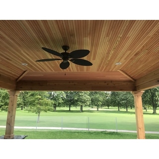 Top Product Reviews For Hunter Fan Bayview 54 Inch 5 Palm Leaf