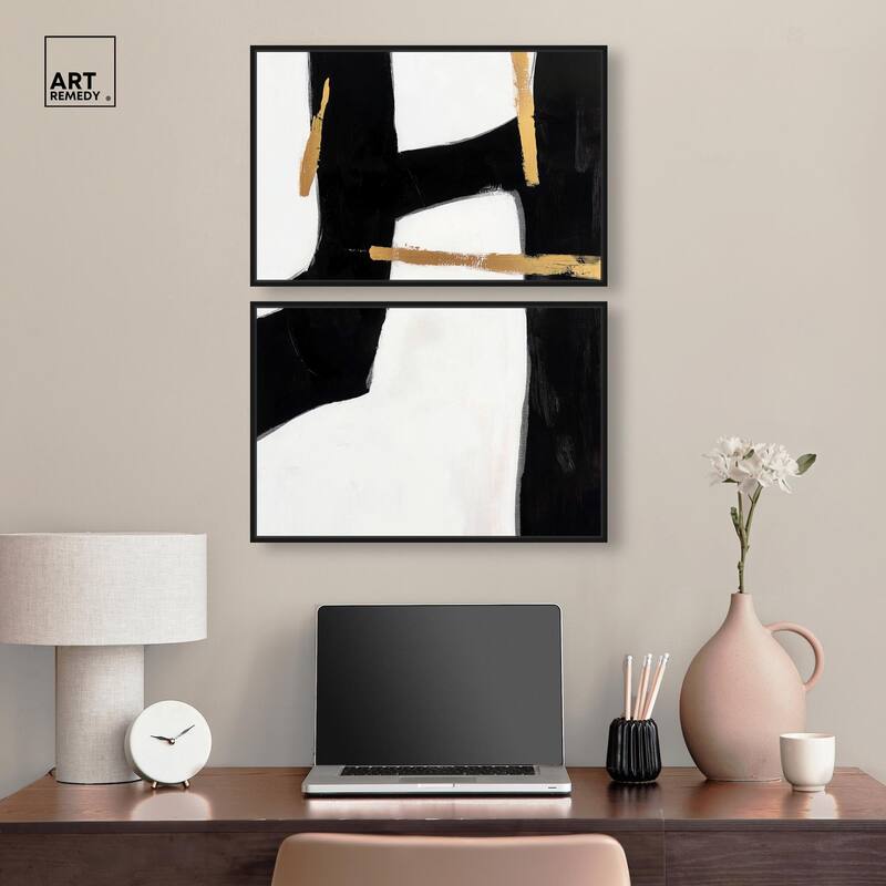 Urban Grid I Canvas Set of 2 by Art Remedy