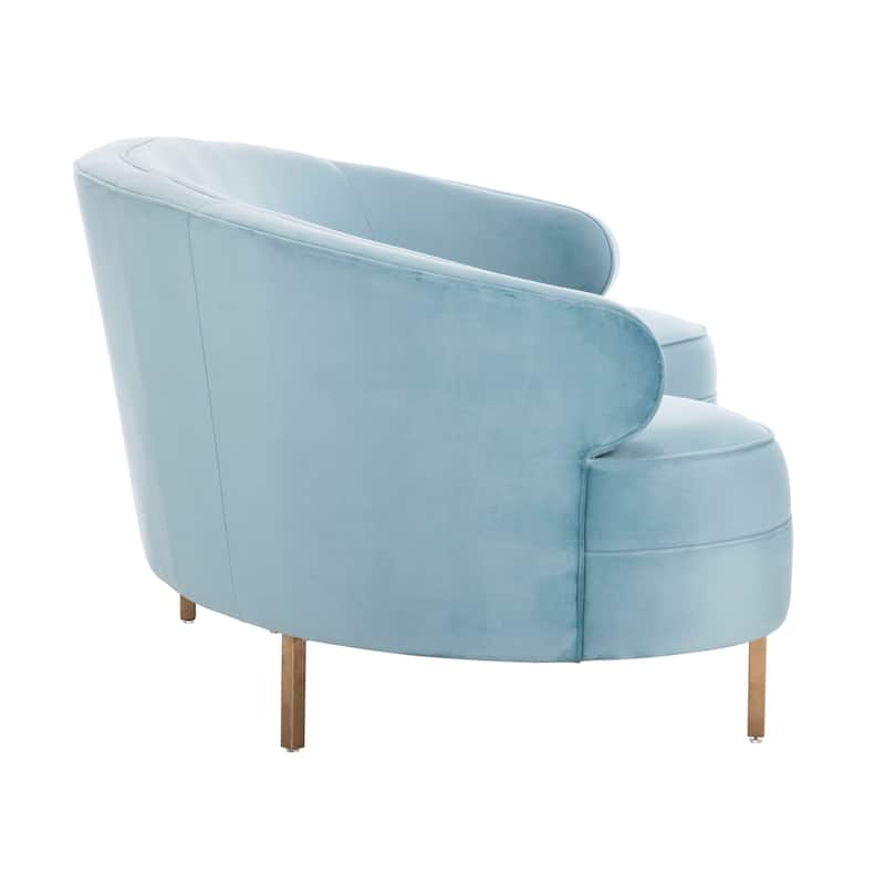 SAFAVIEH Home Primrose Curved Sofa - 89"W x 44"D x 33"H