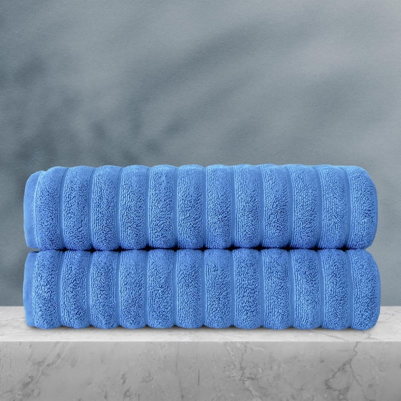 Brampton Premium Turkish Cotton 2 Piece Bath Towels Set Heavyweight