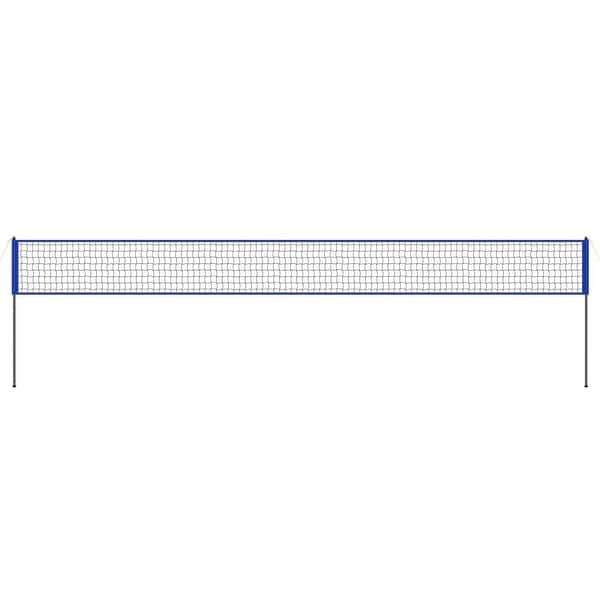 slide 2 of 11, Blue Steel and PE Adjustable Volleyball Net Set,Portable and Weatherproof Blue