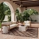 preview thumbnail 69 of 99, Nourison Easy Care Indoor/Outdoor Moroccan Trellis Area Rug 8' x 10' - Brown