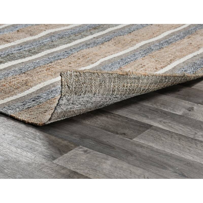 Elodie Natural Blue Multi Handwoven Area Rug by Kosas Home