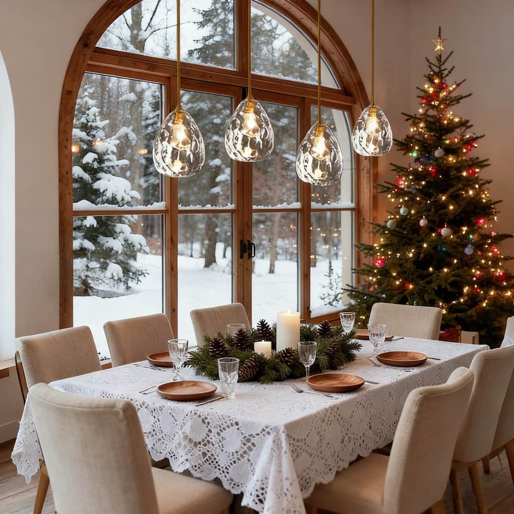 Modern 1-Light Brass Gold Pendant Light with Textured Glass for Kitchen Island