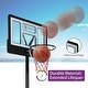 preview thumbnail 4 of 2, Portable Basketball Hoop Adjustable 4.4-10FT Height Backboard