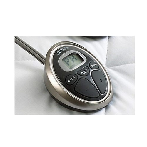 Sunbeam premium luxury quilted electric heated mattress pad sale