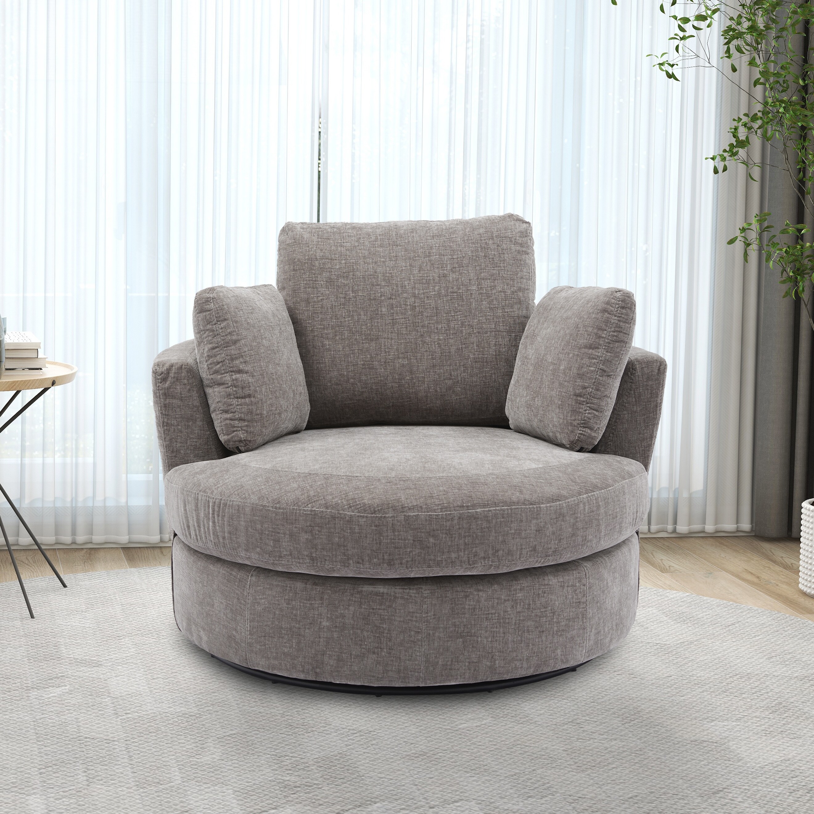 Thomasville swivel hotsell barrel chair