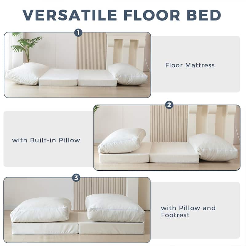 Bean Bag Bed Folding Sofa Bed Floor Mattress