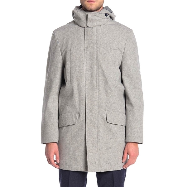 Tommy Hilfiger Mens Heathered Hooded