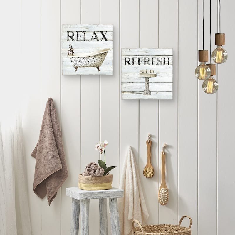 Relax by Carol Robinson Canvas S/2 by Carol Robinson Canvas Art Prints