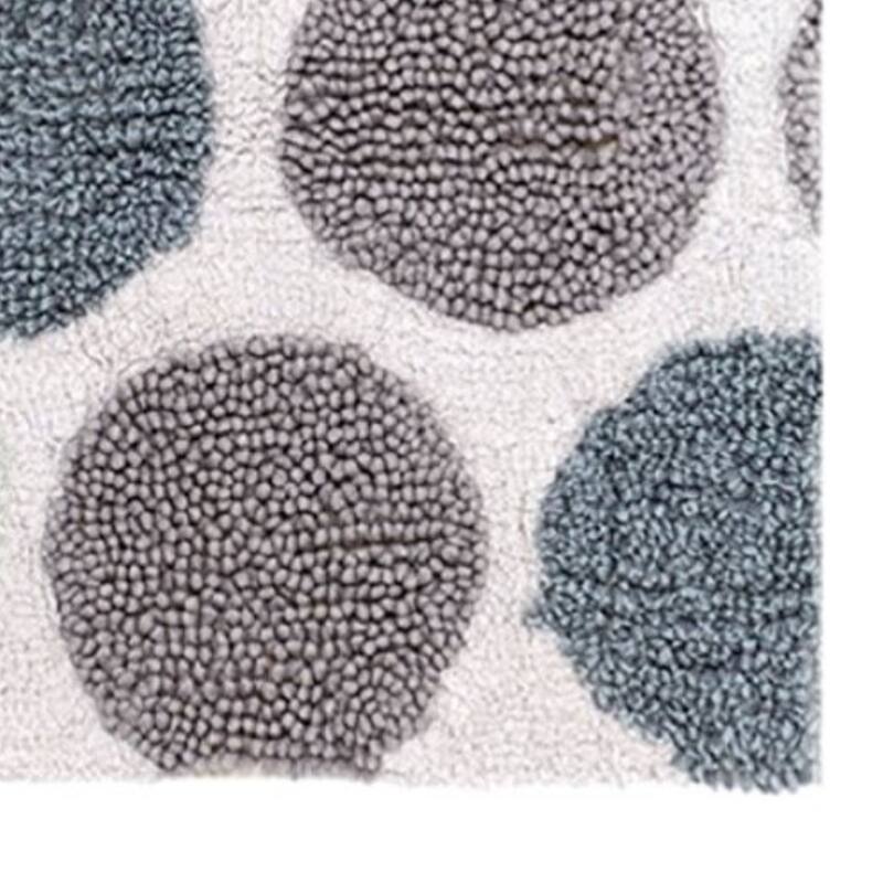 Avanti Linens Dotted Circles Double-Vanity Rug