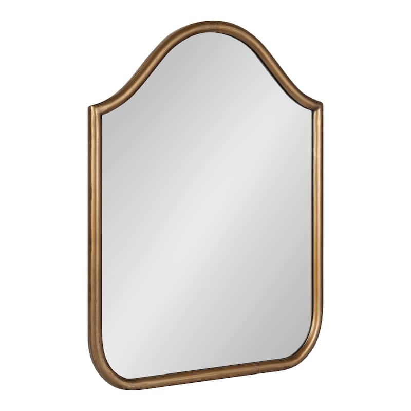 Kate and Laurel Fellows Framed Arch Wall Mirror - 18x24 - Gold