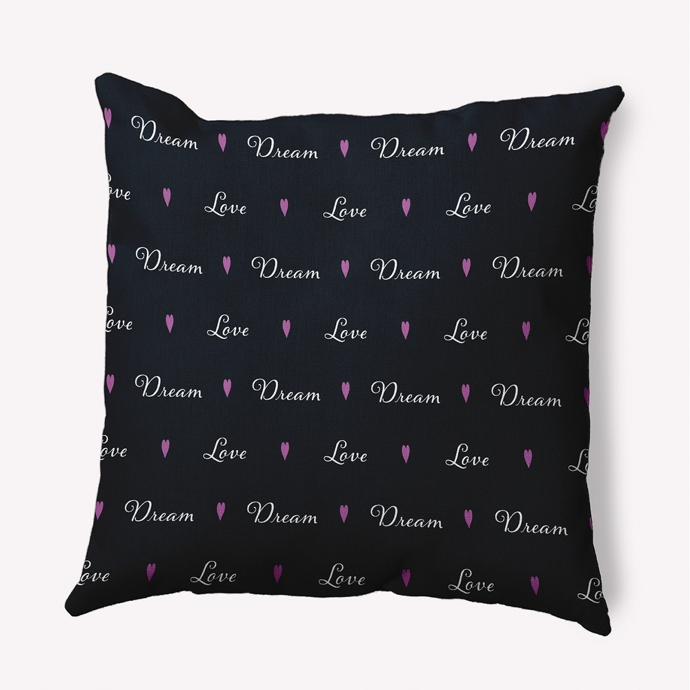 Love Dream Valentines Day Decorative Throw Pillow