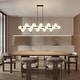 preview thumbnail 1 of 25, 22-Light Linear Chandelier Sputnik Chandeliers Modern Chandeliers for Dining Room