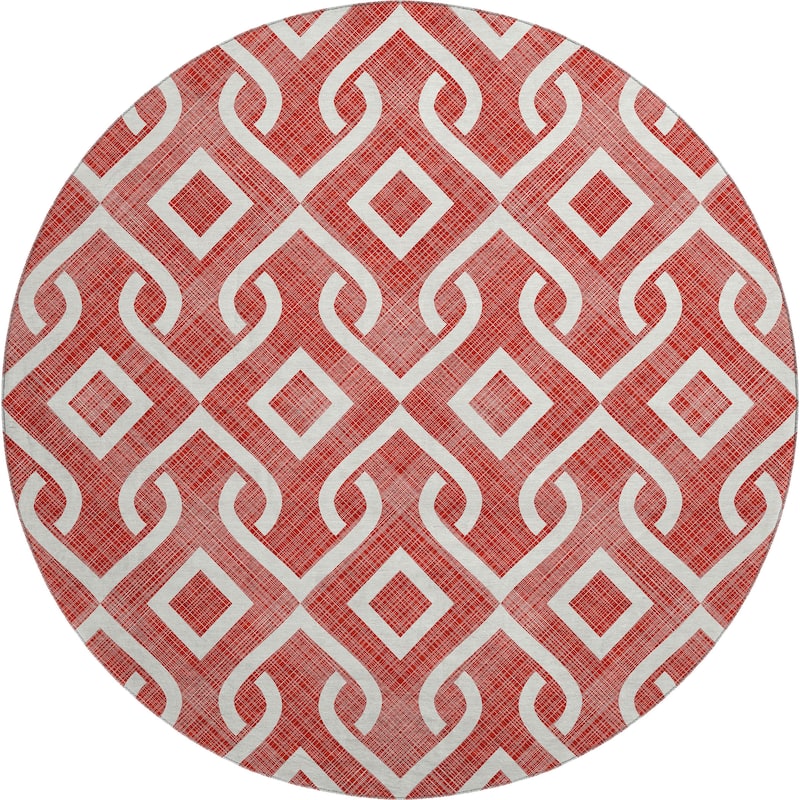 Premium Washable Super Soft Modern Medallions Mayfield Rug