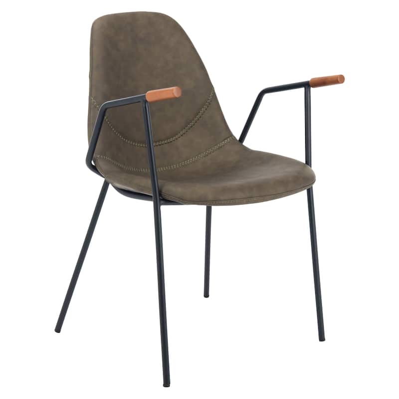 SAFAVIEH Rosalind Midcentury Dining Chair - 21" x 22.5" x 33" - 21Wx23Dx33H