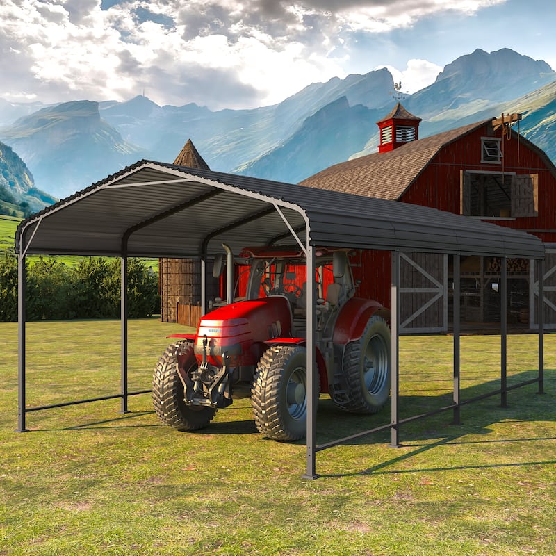12x20 FT Metal Carports - 12x20 FT