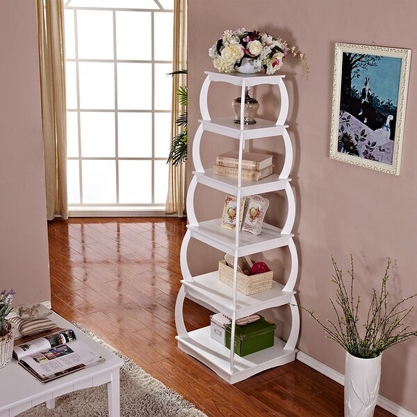Shop MultiPurpose Shelves 5 Tier Bookshelf Bookcases Overstock