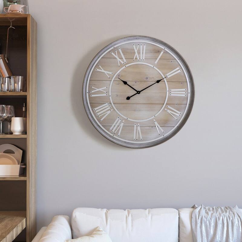 Yosemite Home Decor "Rustic Age" Wall Clock