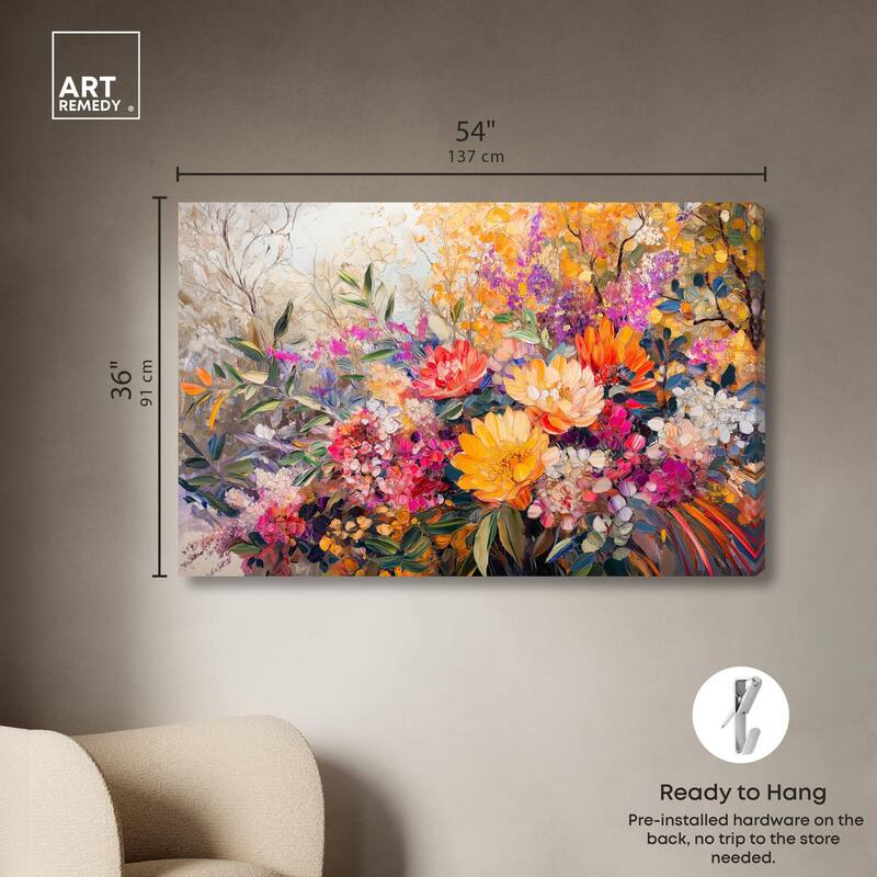 Amber Auras Canvas by Art Remedy, Gallery Wrapped