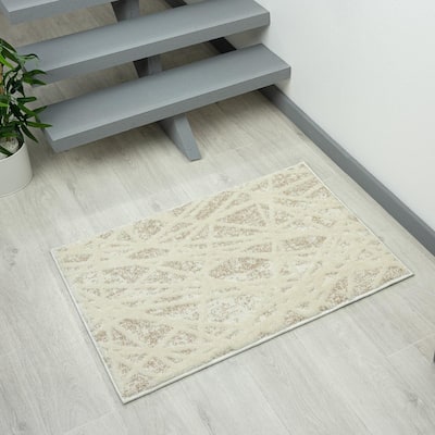 Luxe Weavers Geometric Abstract Lines Area Rug