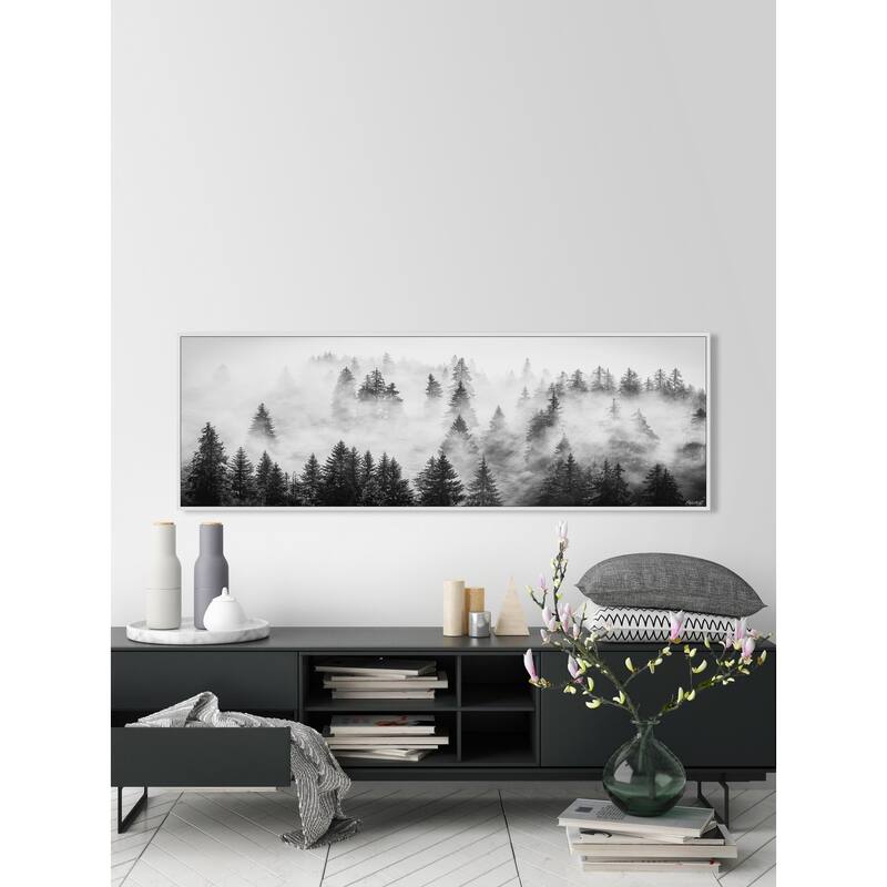 Forest Wilderness Floater Framed Print on Canvas