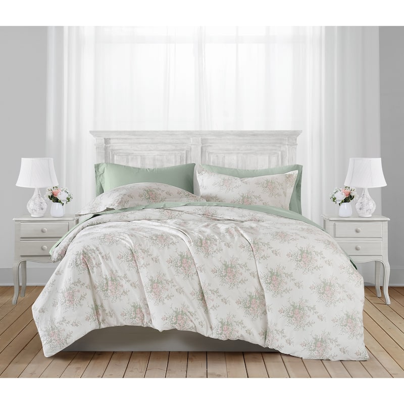 The Farmhouse by Rachel Ashwell English Garden 3 Piece Duvet Cover Set