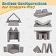 preview thumbnail 3 of 4, Modular Kids Sofa Couch with Washable and Durable Covers