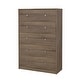 preview thumbnail 1 of 17, Porch & Den Zoe 5-drawer Chest Truffle