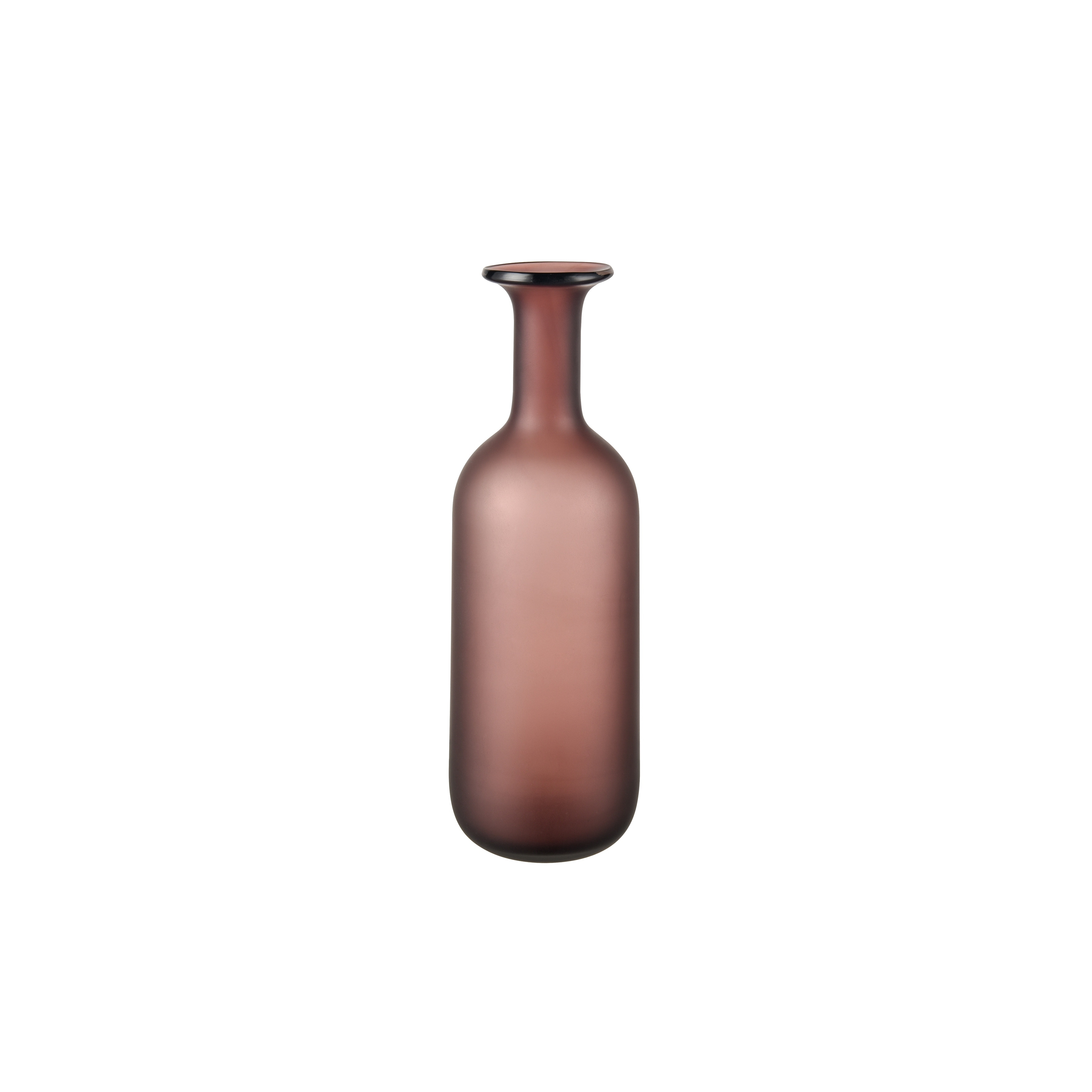 Elk Home Riven Plum Finish Glass 4.75 Inch Wide Vase
