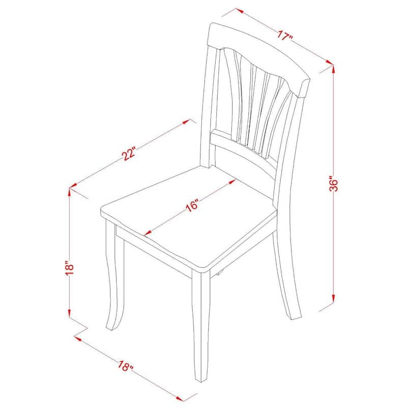East West Furniture 3 Piece Dining Set Contains a Round Dining Table and 2 Kitchen Room Chairs, Oak (Seat Options)