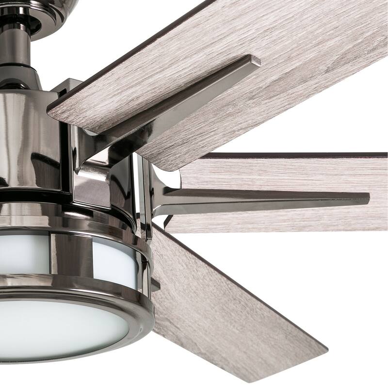 Honeywell Kaliza Modern Gun Metal Indoor Ceiling Fan with Light & Remote Control
