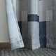 preview thumbnail 3 of 2, No. 918 Takumi Geometric Blocks Semi Sheer Grommet Curtain Panel, Single Panel