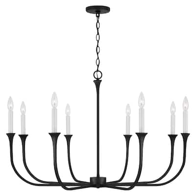 Decklan 8-Light Chandelier - 38"W x 25"H