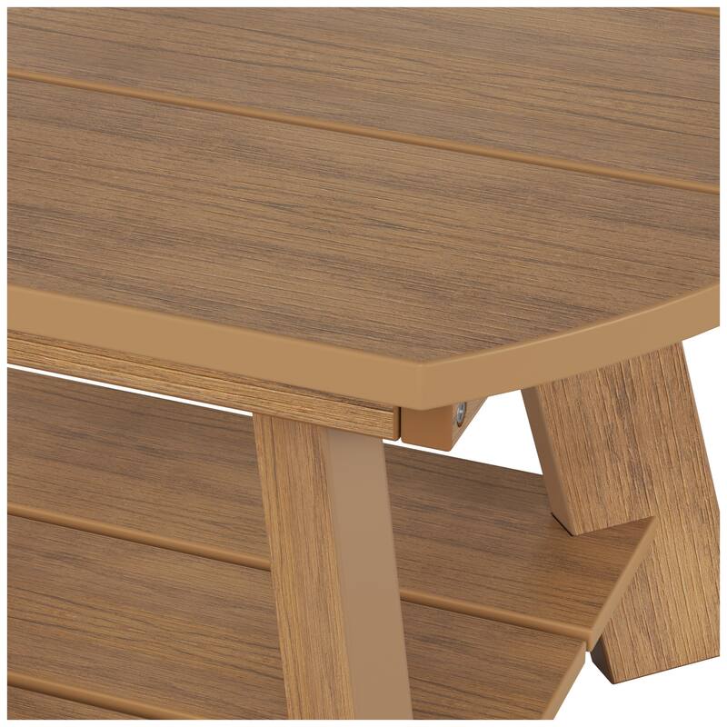 Vineyard HIPS Outdoor Eco-Friendly All Weather Adirondack Coffee Table