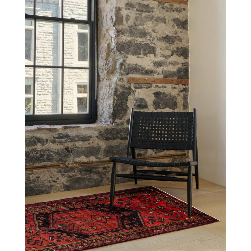 ECARPETGALLERY Hand-knotted Andelz Red Wool Rug - 4'2 x 7'3
