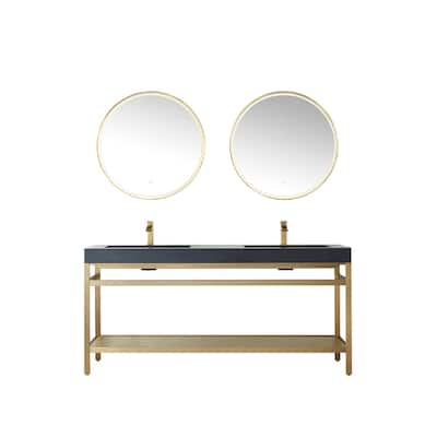 Miseno MV702872 Ablitas 72" Free Standing Double Basin Vanity Set with